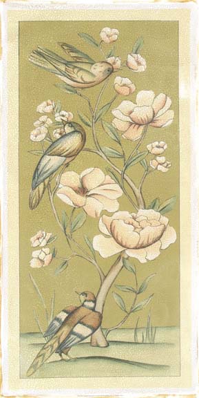 Crackled Chinoiserie I