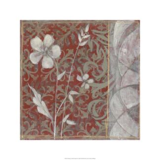 Taupe and Cinnabar Tapestry II