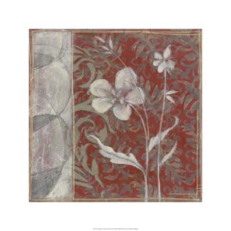 Taupe and Cinnabar Tapestry III