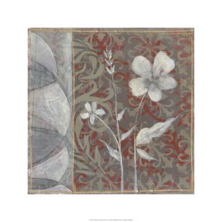 Taupe and Cinnabar Tapestry IV