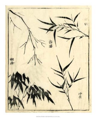 Bamboo Woodblock I