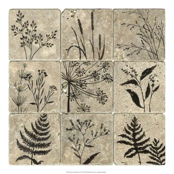 Stone Tile Silhouette II