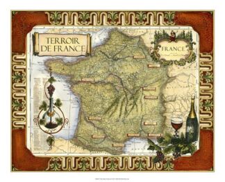 Wine Map of France