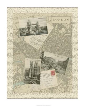 Vintage Map of London