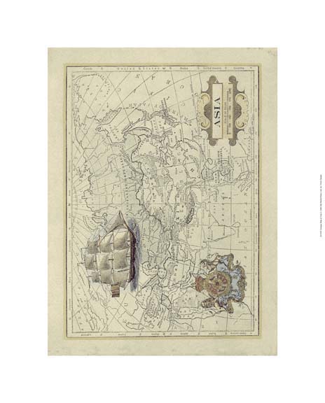 Antique Map of Asia