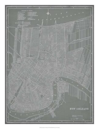 City Map of New Orleans