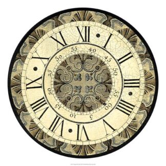Vintage Motif Clock