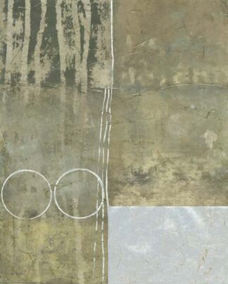 Silver Gilded Abstract I