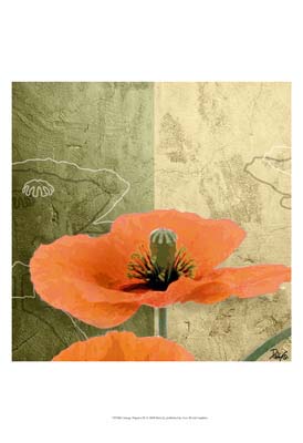 Orange Poppies III