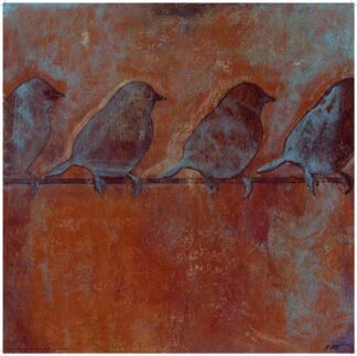 Row of Sparrows II