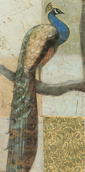 Gilded Peacock I