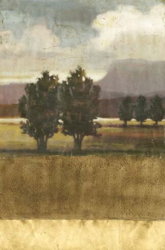 Lush Textured Landscape I