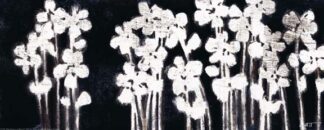 White Flowers on Black I