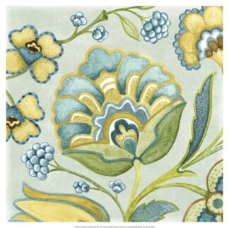 Decorative Golden Bloom III