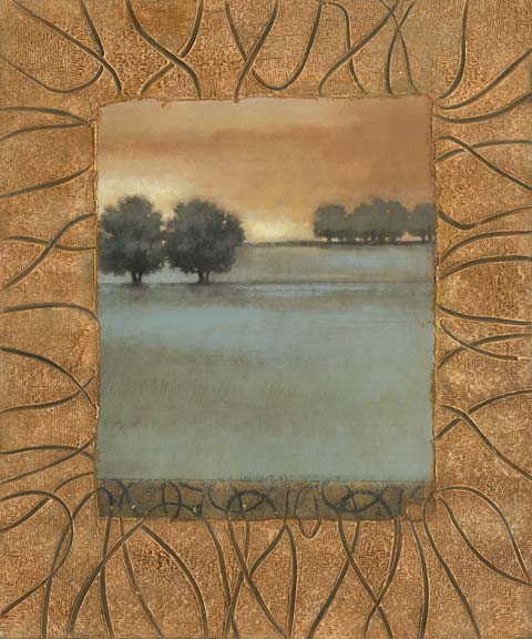 Embellished Tranquil Landscape I