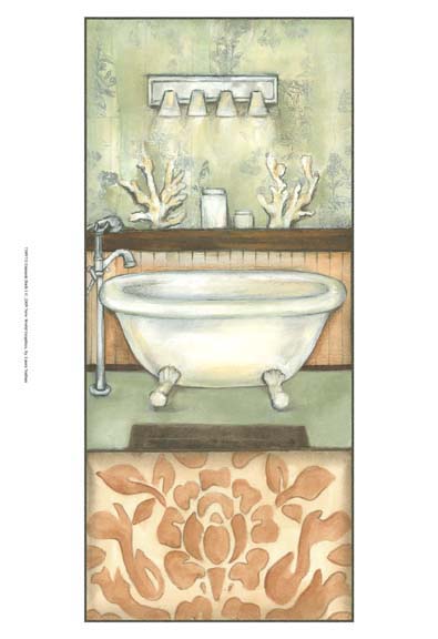 Damask Bath I