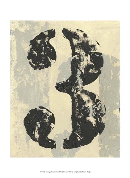 Vintage Numbers III