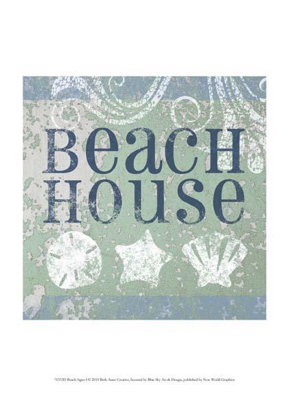 Beach Sign I