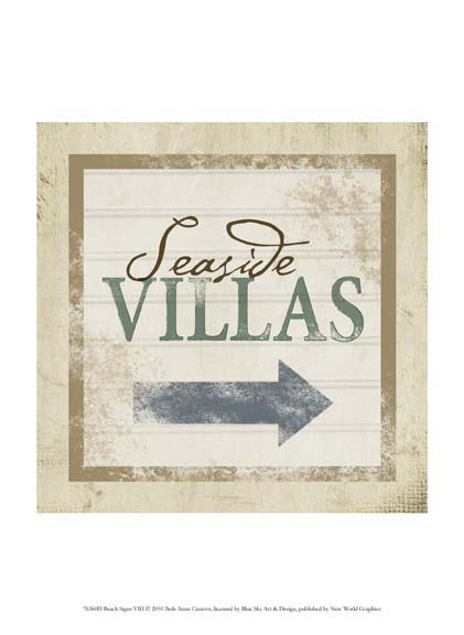 Beach Sign VIII