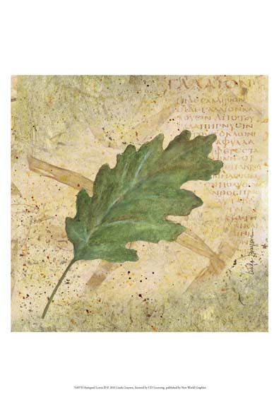 Antiqued Leaves II