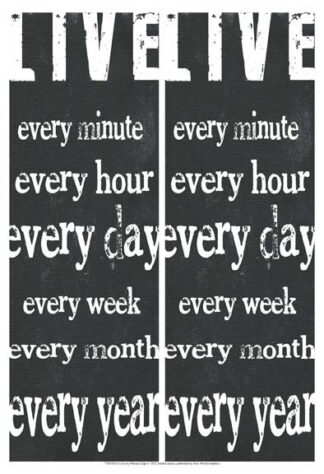 Live Every Minute (2-Up)