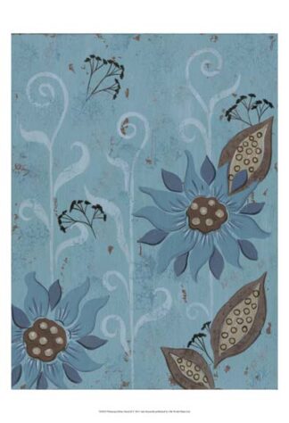 Whimsical Blue Floral II