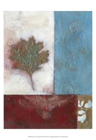 Painterly Leaf Collage II