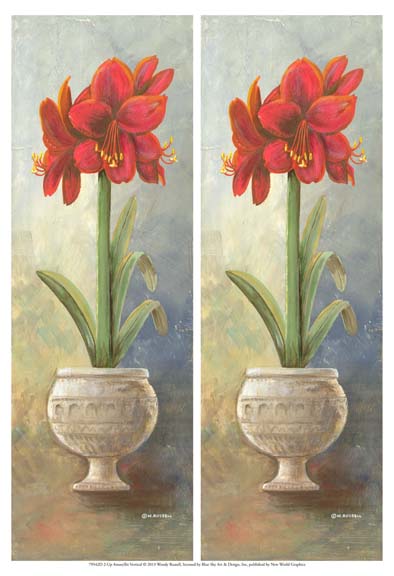 2-Up Amaryllis Vertical