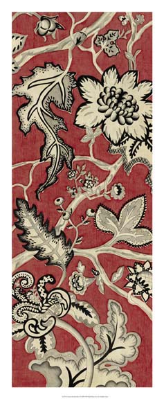 Crimson Embroidery I