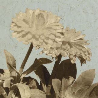 Antiqued Floral & Sky II