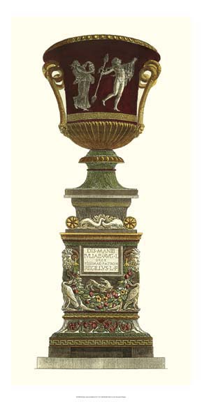 Piranesi Vase on Pedestal II