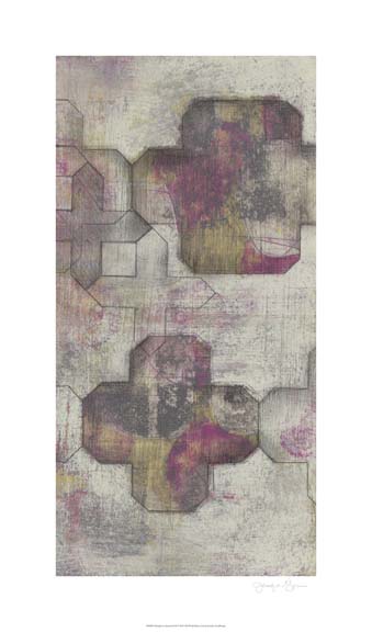 Raspberry Quatrefoil II