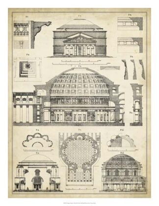 Vintage Architect's Plan III