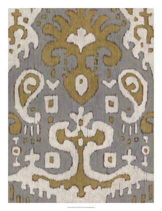 Ochre Ikat I