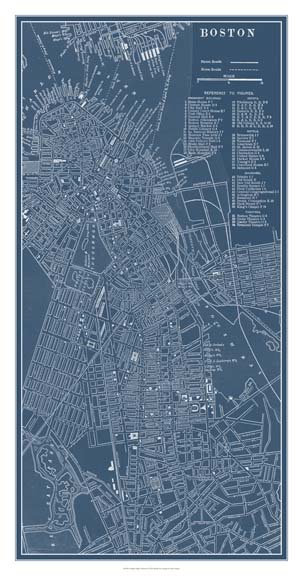 Graphic Map of Boston