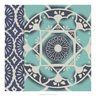 Blue Batik Tile II