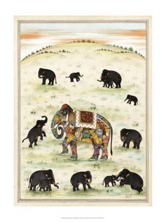 Indian Elephant Gathering