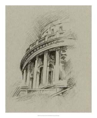 Charcoal Architectural Study I