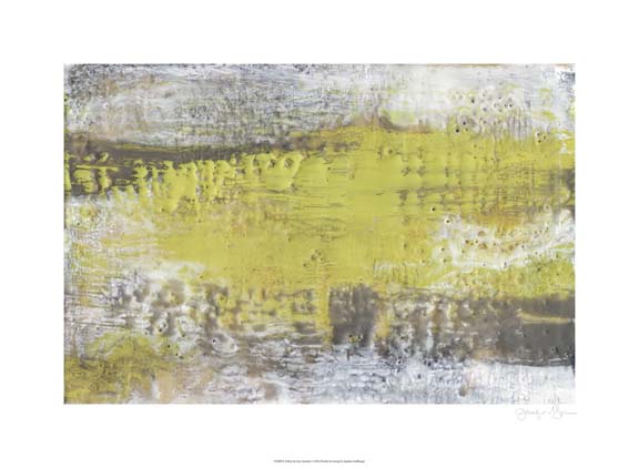 Yellow & Grey Serenity I