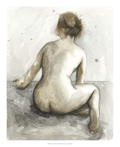 Figure in Watercolor I