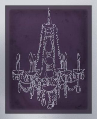 Plum Chandelier Sketch I