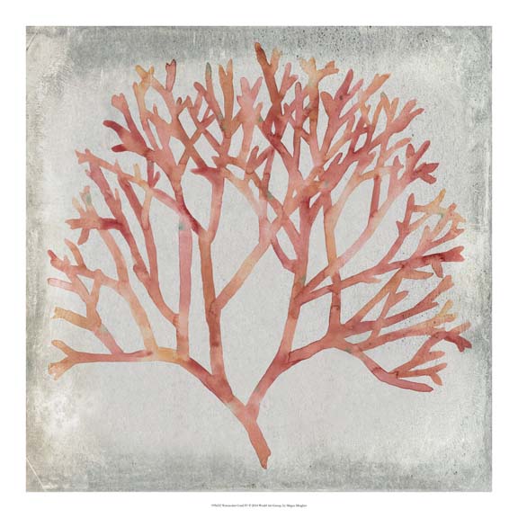 Watercolor Coral IV