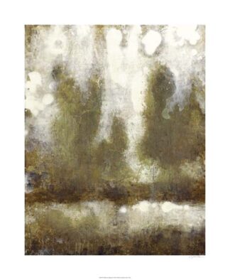 Gilded Tree Silhouette I