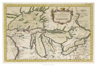 Map of the Great Lakes