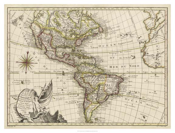 A New Map of America, 1769