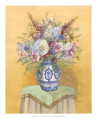 Bouquet in Asian Vase I