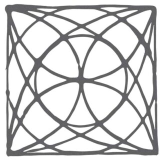 DecoGraph A in Gun Metal 16x16