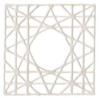 DecoGraph C in Pearlized White 16x16