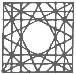 DecoGraph C in Gun Metal 16x16