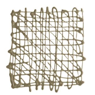 DecoGraph D in Antique Gold 16x16